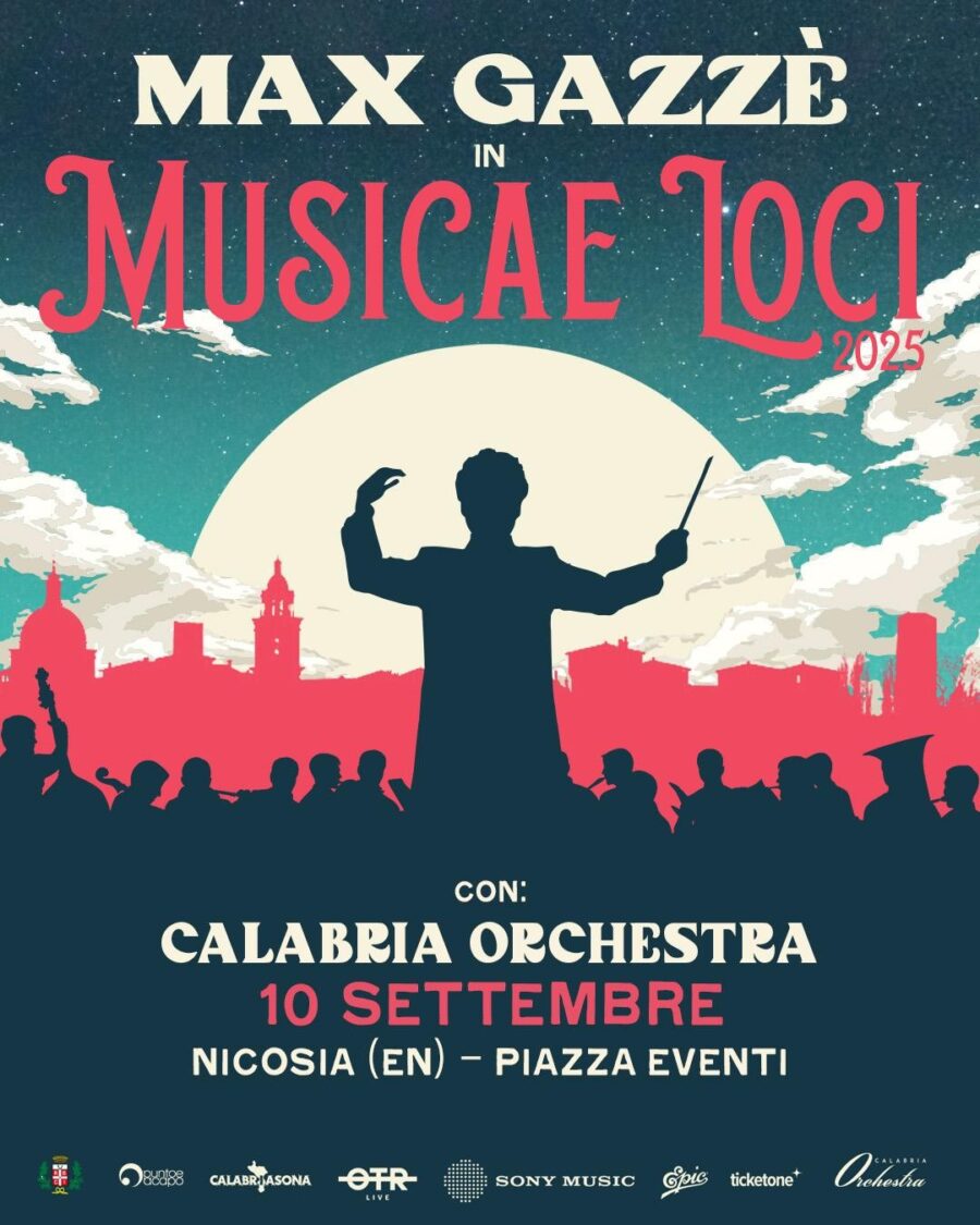 Locandina concerto Max Gazzè a Nicosia